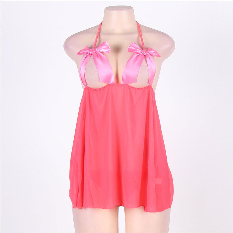 Bowknot Pink Babydoll