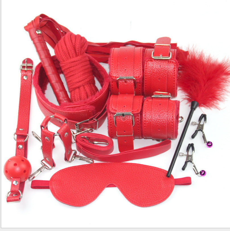 BDSM Plush 10-Piece Erotic Bundling Set