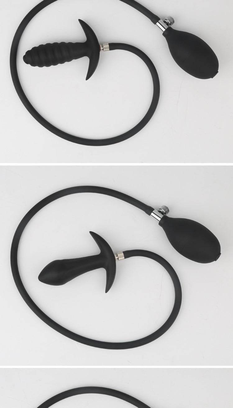 Inflatable Liquid Silicone Anal Plug