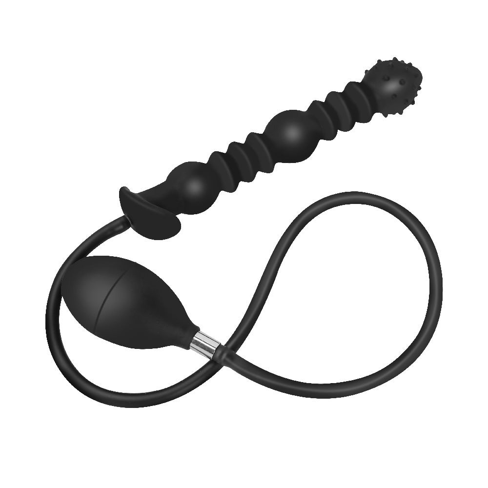 Inflatable Three Bead Butt Plug Dildo