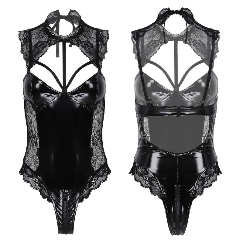 Leather & Lace Addiction Teddy