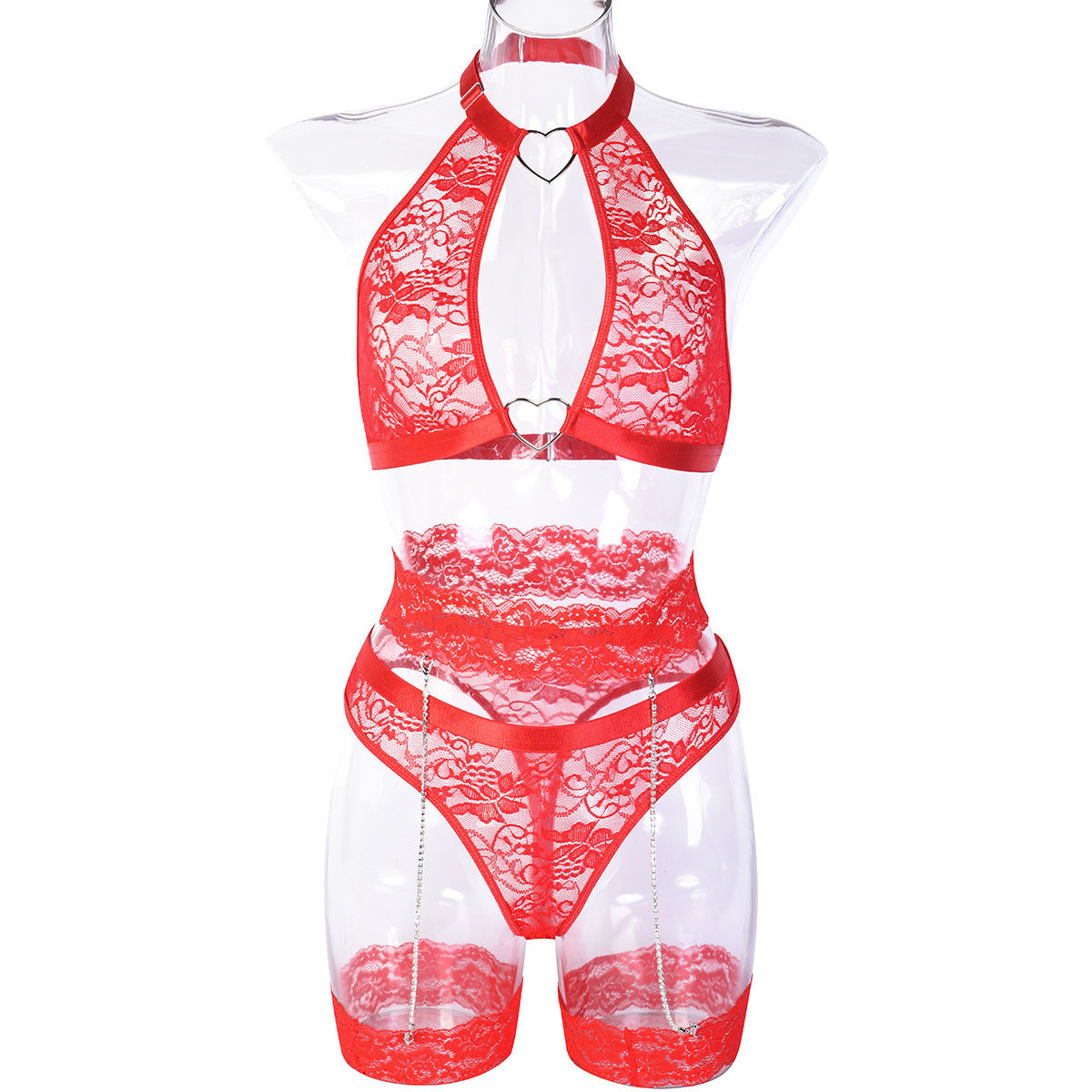 Scarlett Chain Garter Set
