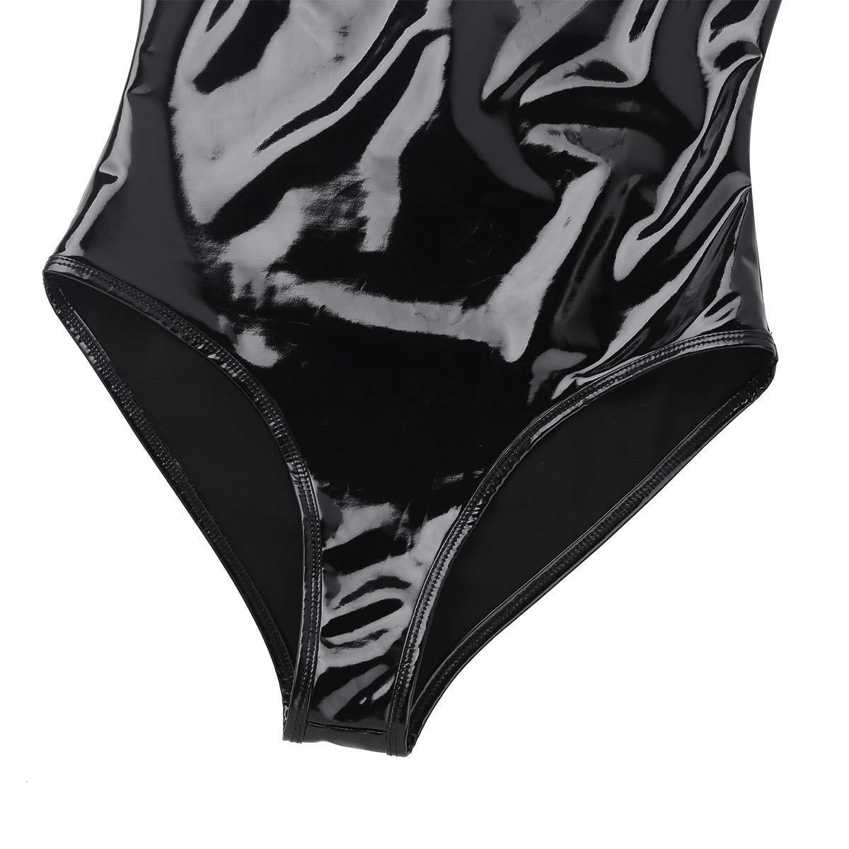 Patent Leather Teddy Bodysuit