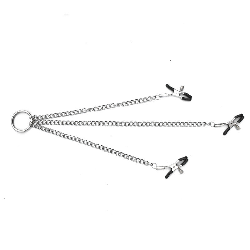 Metal Chain Double Nipple Clips