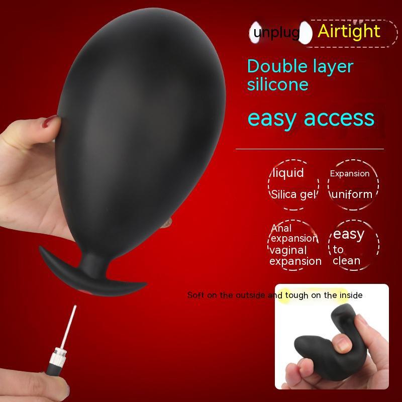 Inflatable Liquid Silicone Anal Plug