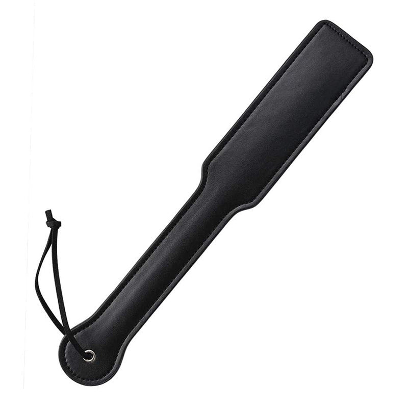 Square Strip Rivet Leather Whip
