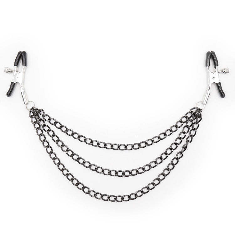 Multi-iron Chain Nipple Clamps