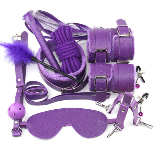 BDSM Plush 10-Piece Erotic Bundling Set