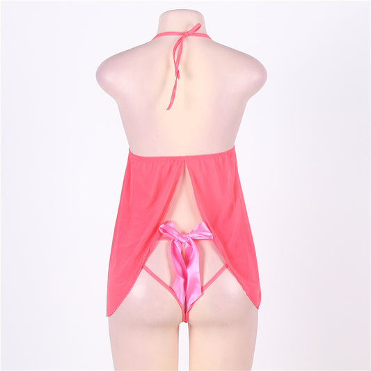 Bowknot Pink Babydoll