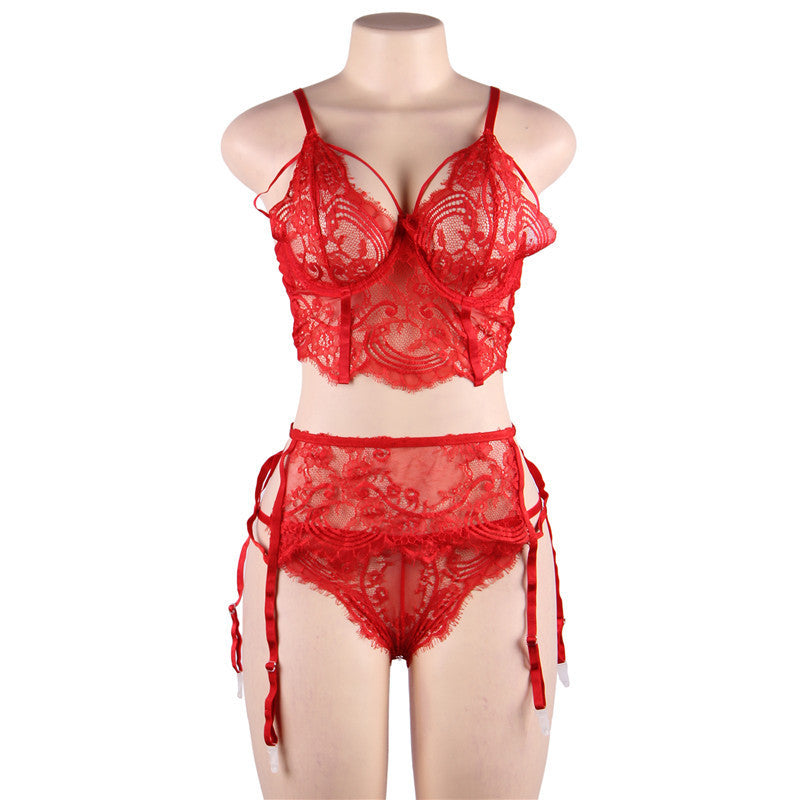 Goddess Within Garter Bra Set