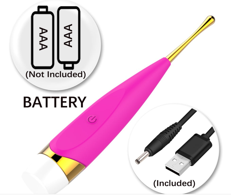 Rechargeable High Frequency 2 Silicone Heads Vibrator