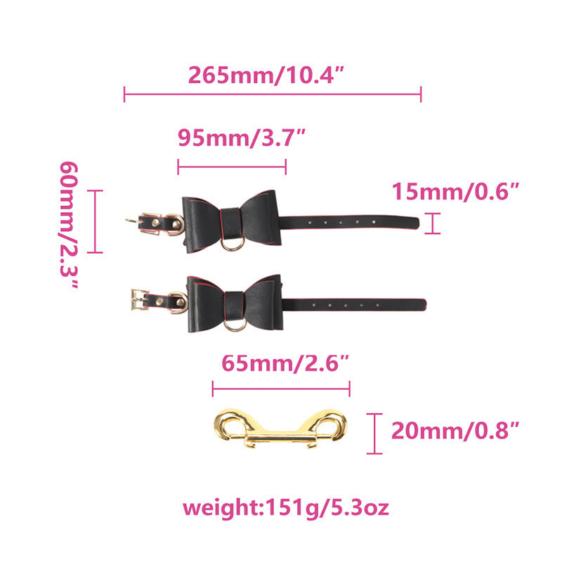 PU Leather BDSM 7-Piece Set