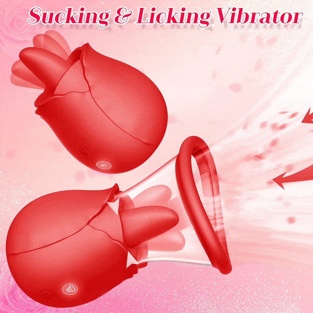 Roselux ™Pleasure Air Suction Licking Vibrator