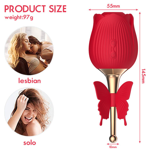 Rose Sucker Vibrator Toy