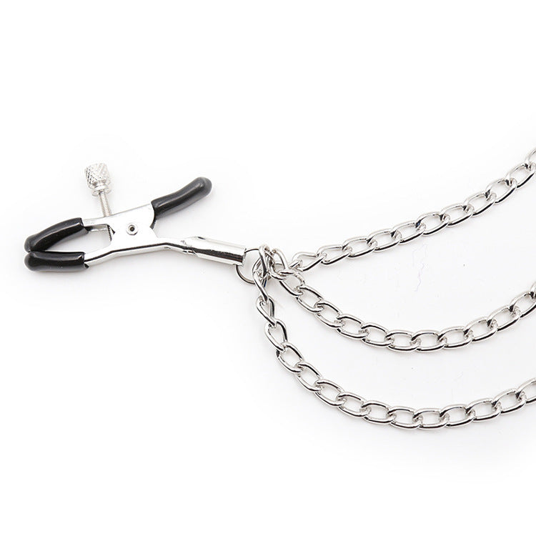 Multi-iron Chain Nipple Clamps