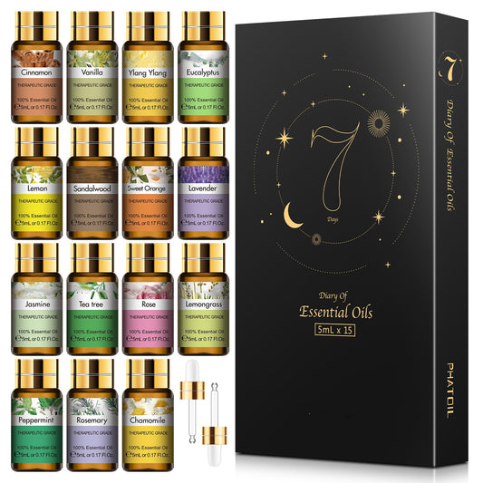 Phatoil Pure Essential Oils 5ml 15 Pieces Box