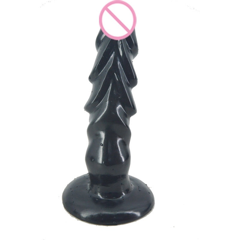 Ribbed Pleasure Silicone Dildo