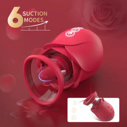 Roselux ™Pleasure Air Suction Licking Vibrator
