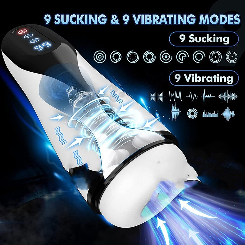 Sohimi Strong Sucking & Vibrating Male Heating Masturbator