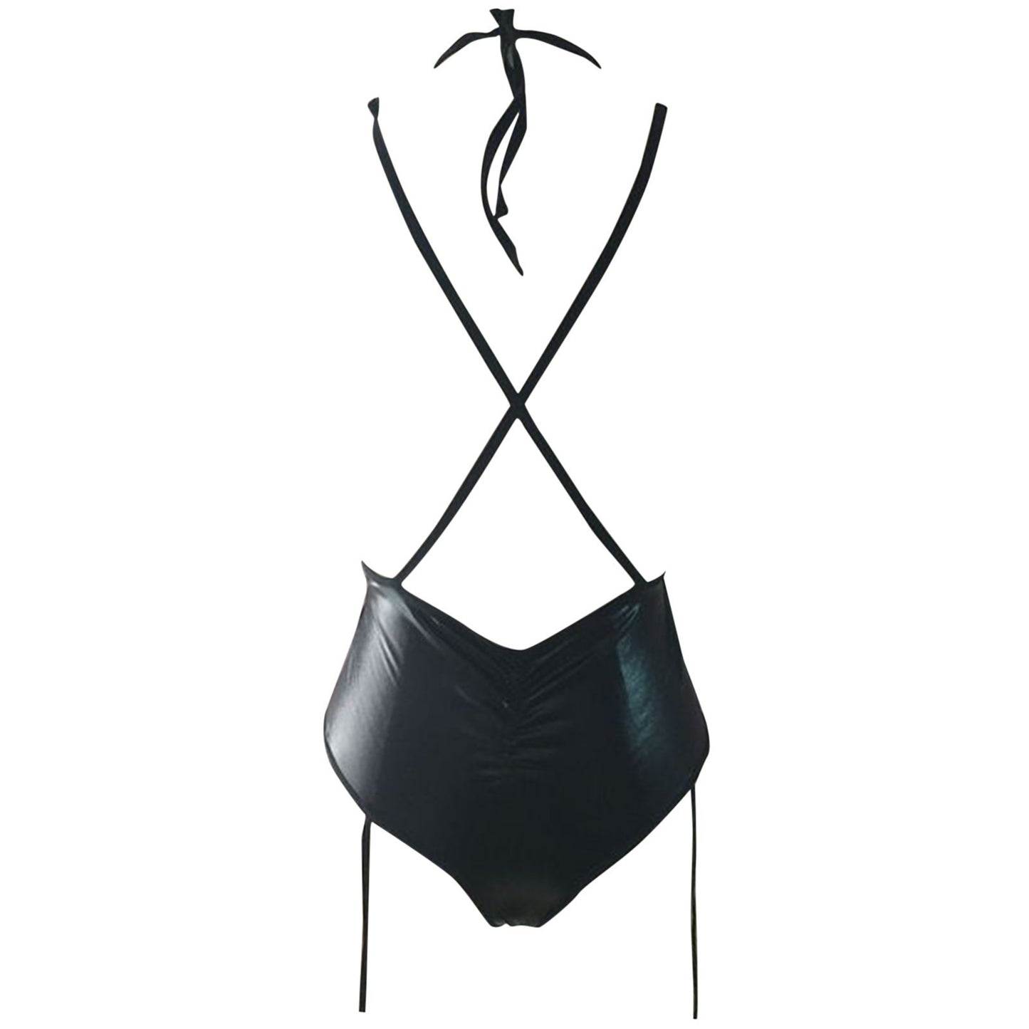 All The Right Curves Leather Bodysuit