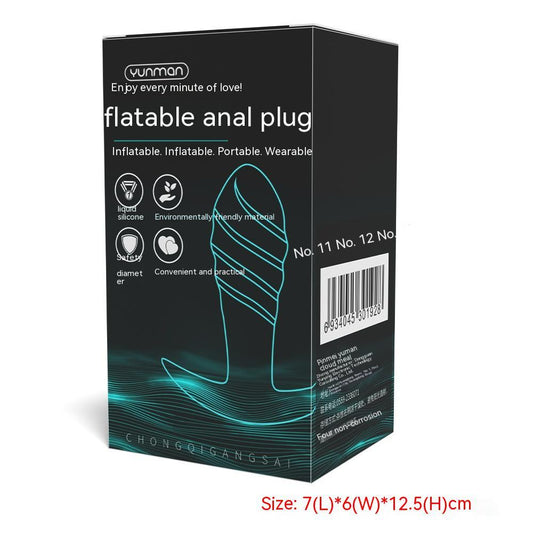 Inflatable Liquid Silicone Anal Plug