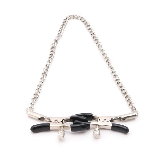 Metal Chain Double Nipple Clips