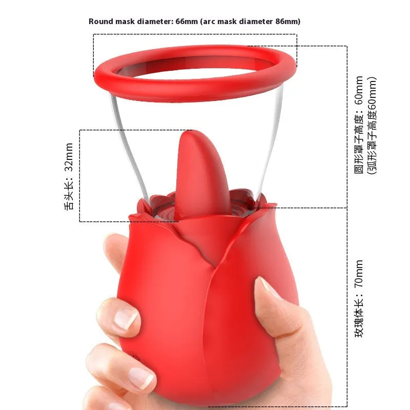 Roselux ™Pleasure Air Suction Licking Vibrator