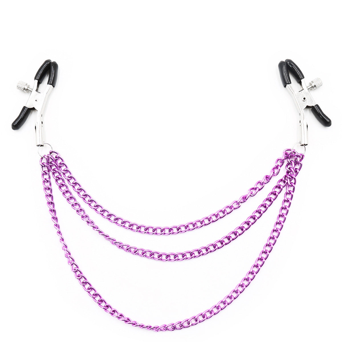 Multi-iron Chain Nipple Clamps