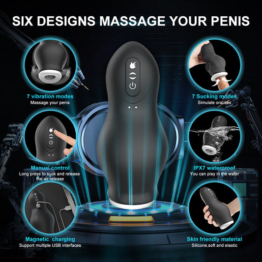 Dragon Suction Trainer Sucking Vibration Cup