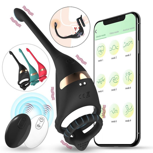 Men's Automatic Cock Ring Anal Massager