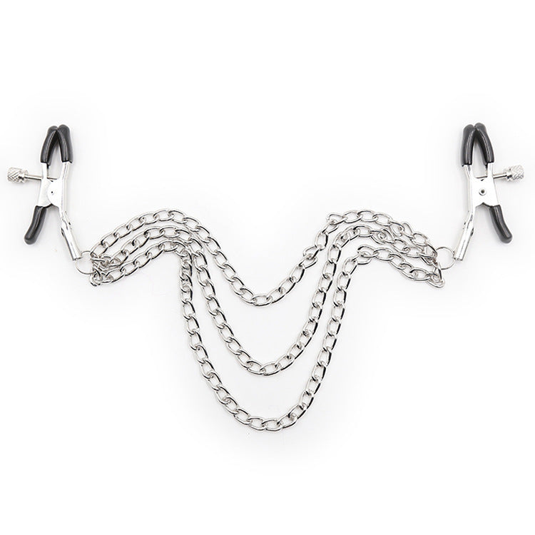Multi-iron Chain Nipple Clamps