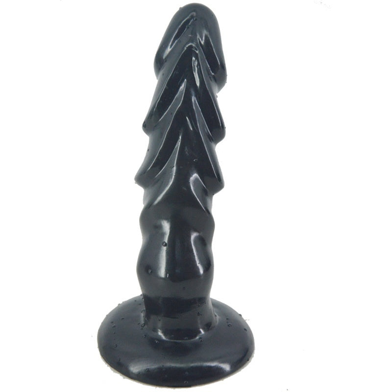Ribbed Pleasure Silicone Dildo