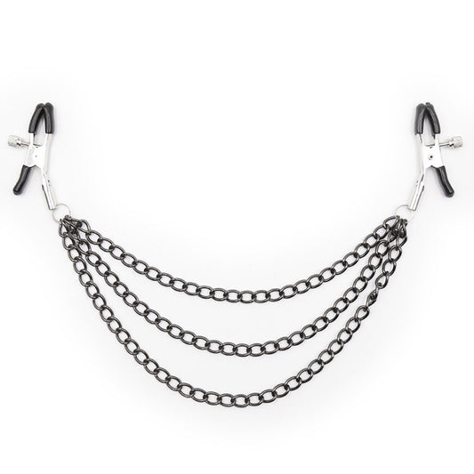 Multi-iron Chain Nipple Clamps