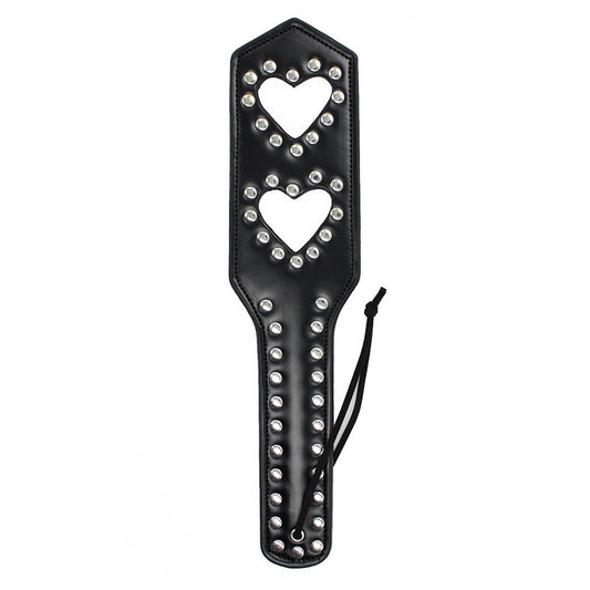 Double Peach Heart Hand Leather Pat